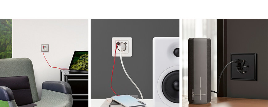 SCHUKO® SOCKETS WITH USB AND JUNG QUICK CHARGE®